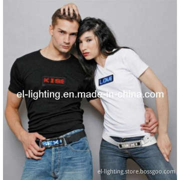 LED Scrolling Message T-Shirt
